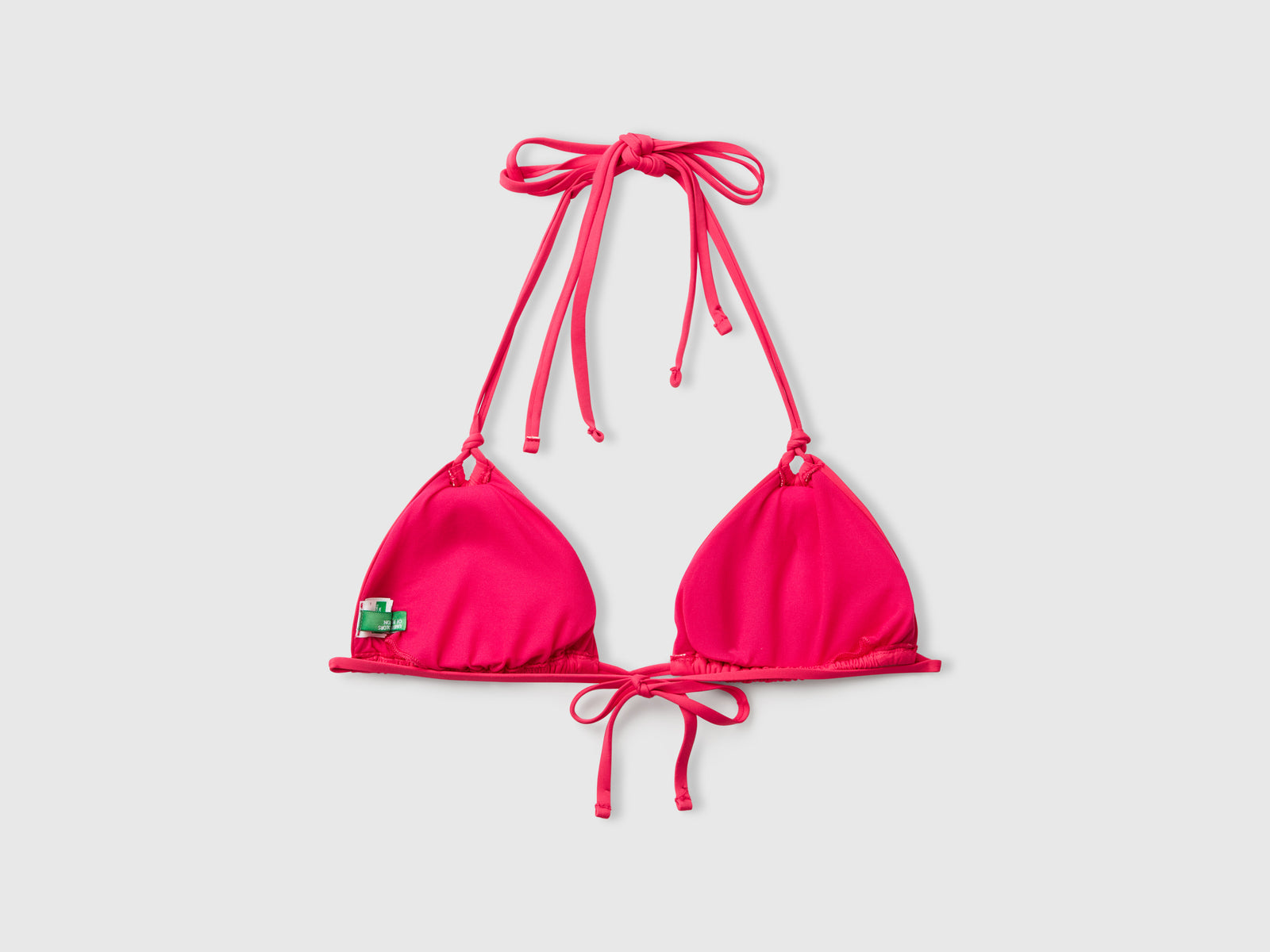 Triangolo mare scorrevole in ECONYL® da donna fucsia 2 | Benetton Outlet