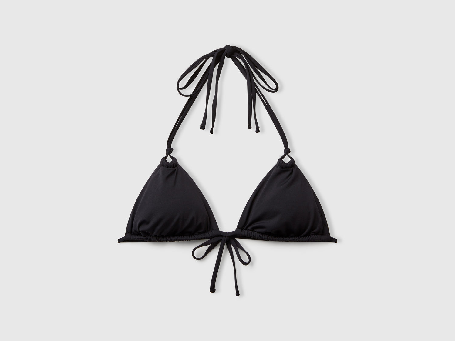 Triangolo mare scorrevole in ECONYL® da donna nero | Benetton Outlet