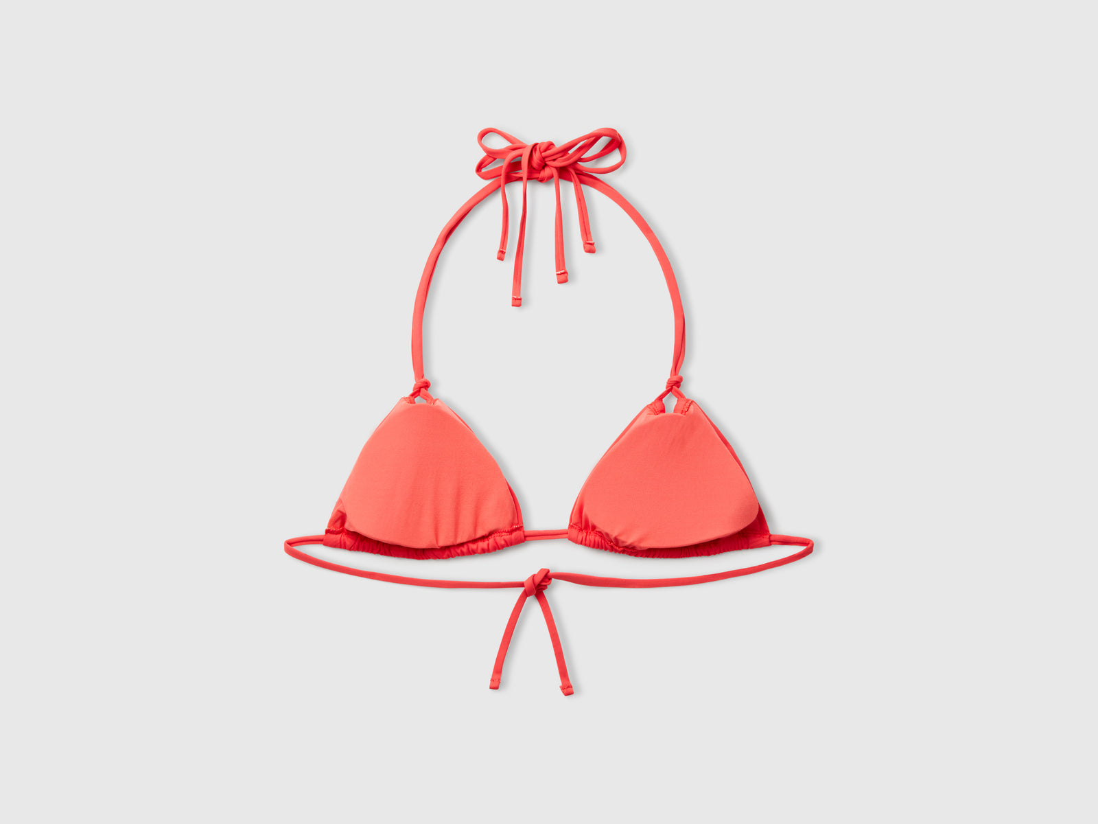 Triangolo mare scorrevole in ECONYL® da donna corallo 2 | Benetton Outlet