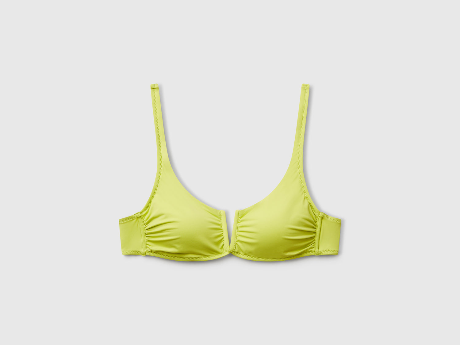 Brassiere costume in ECONYL® da donna lime | Benetton Outlet