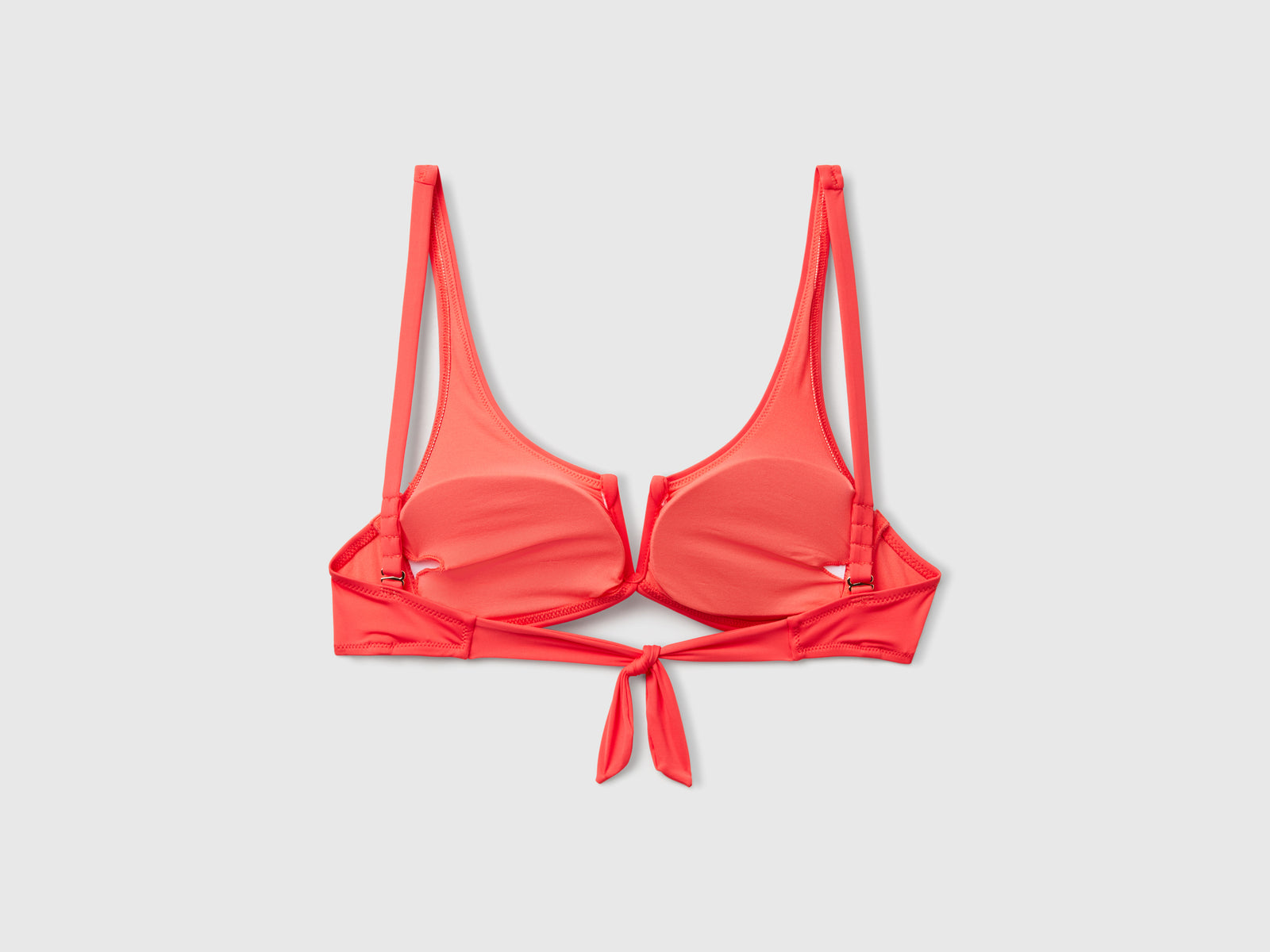 Brassiere costume in ECONYL® da donna corallo 2 | Benetton Outlet
