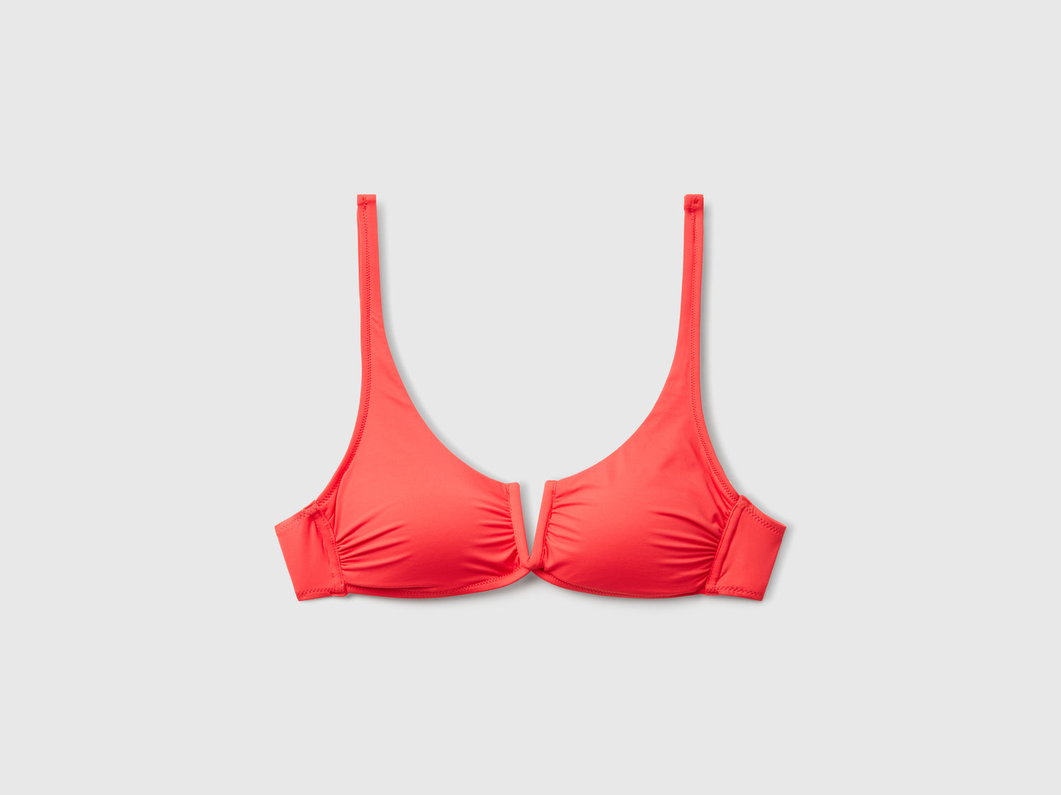 Brassiere costume in ECONYL® da donna corallo | Benetton Outlet