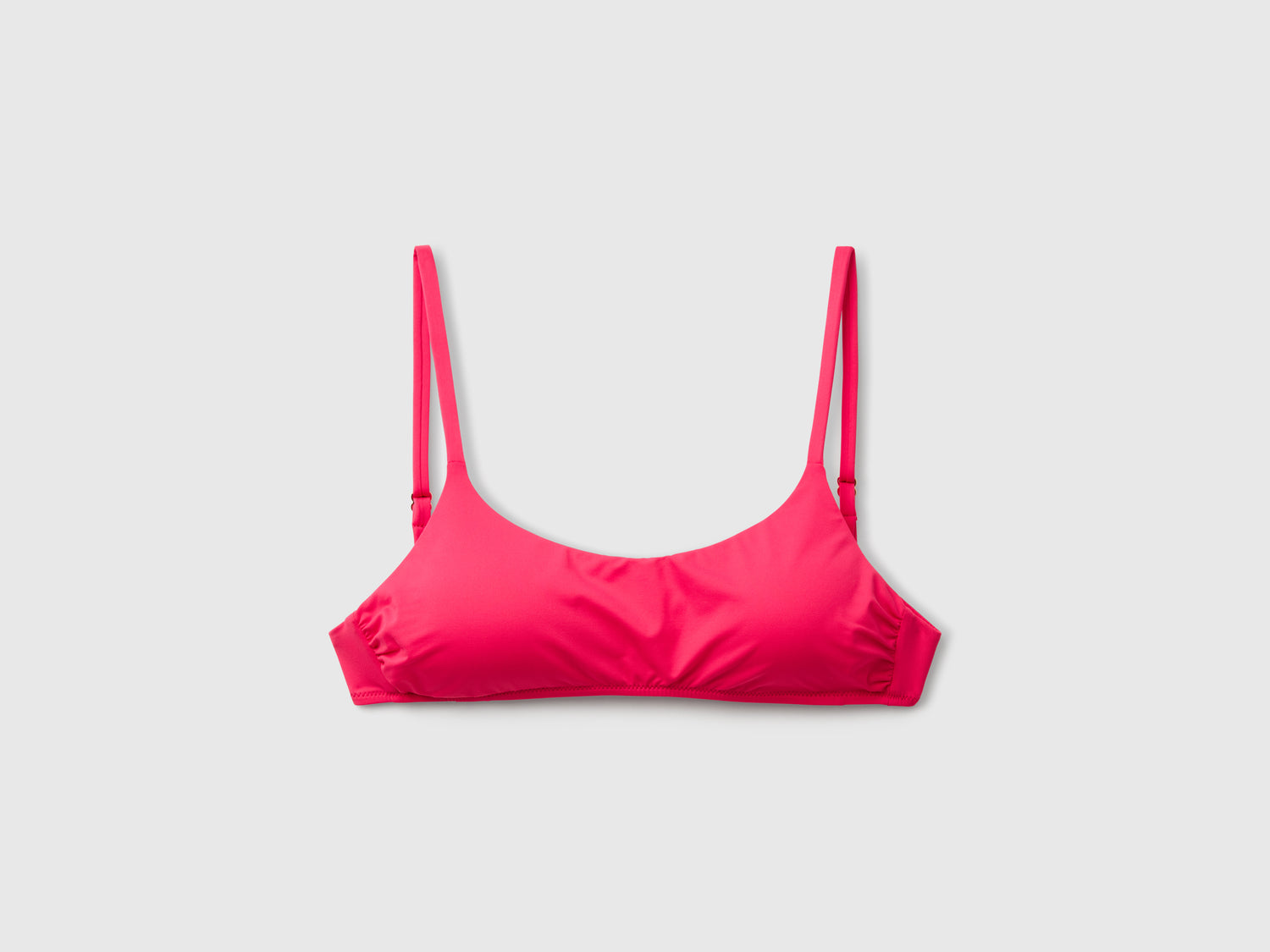 Brassiere costume in ECONYL® da donna fucsia | Benetton Outlet