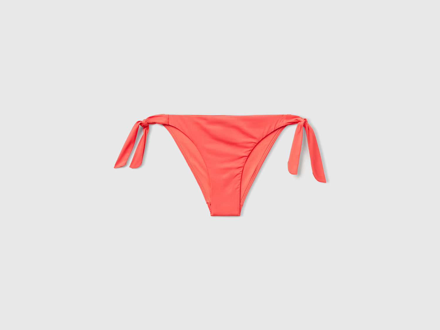 ECONYL® Swim Briefs with Bows da donna corallo | Benetton Outlet