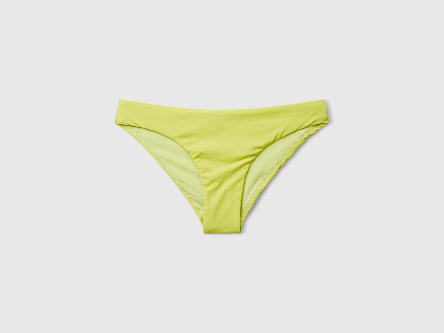 Slip costume basico in ECONYL® da donna lime | Benetton Outlet