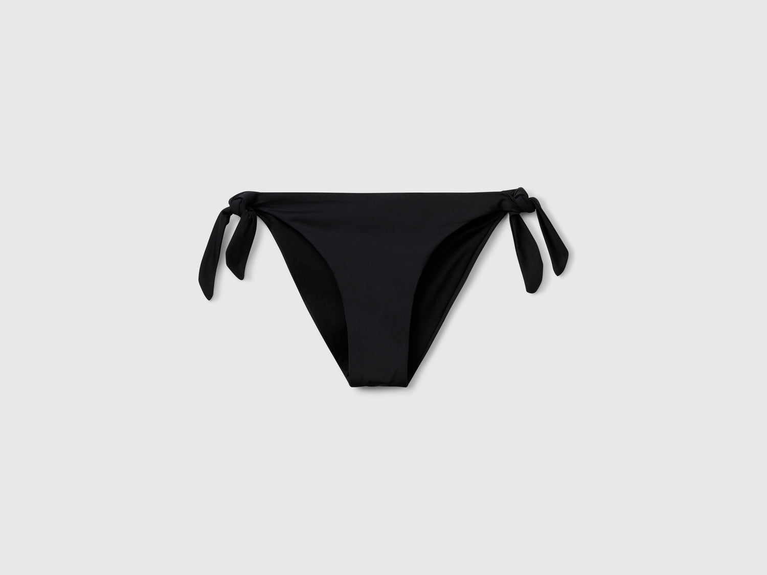 Slip costume con fiocchi laterali da donna nero | Benetton Outlet