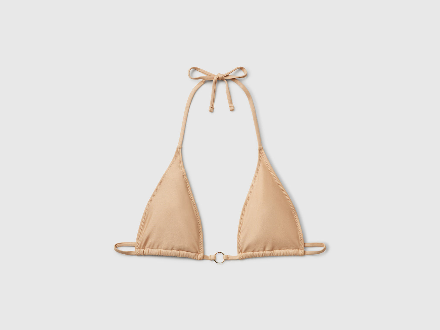 Laminated effect sea triangle da donna oro | Benetton Outlet