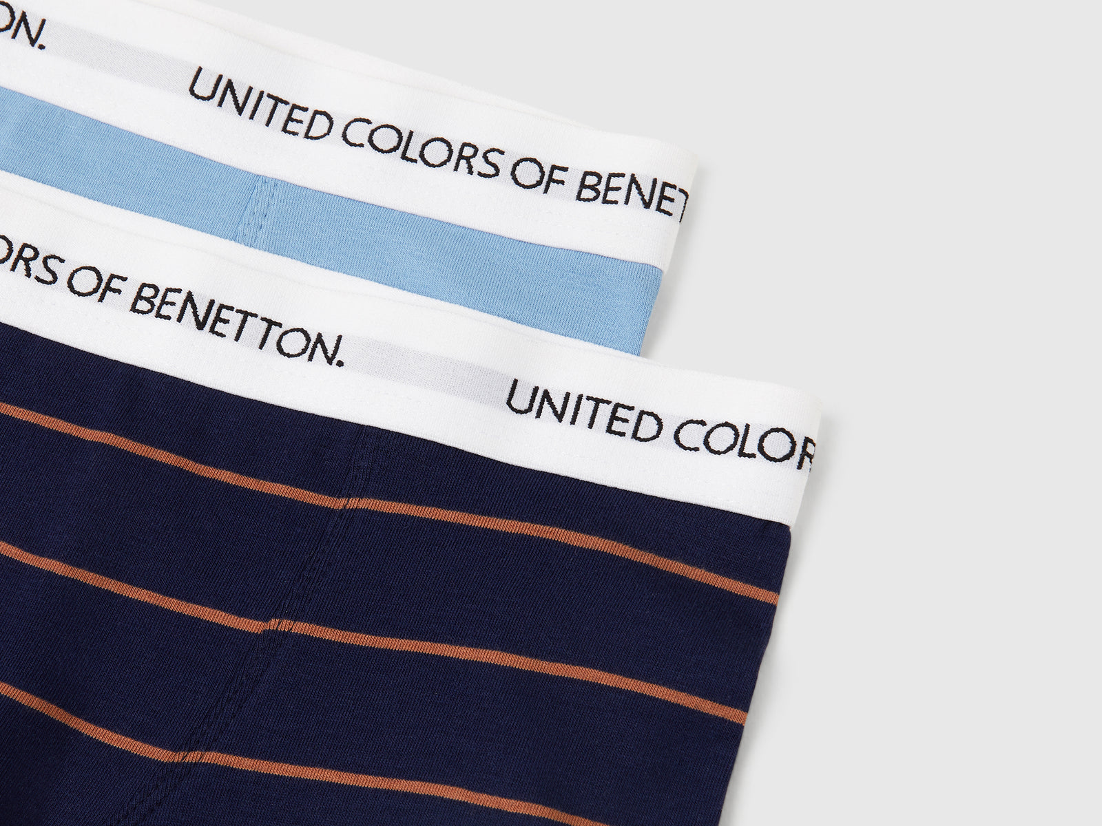 Due boxer in cotone stretch da bambino multi-color 3 | Benetton Outlet