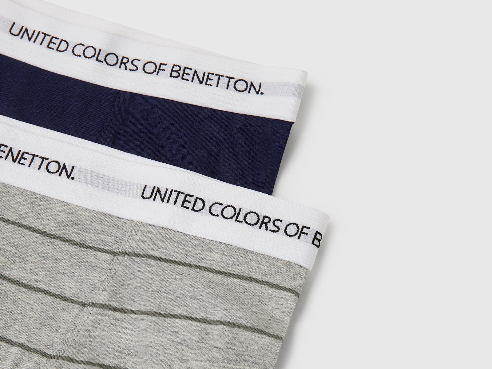 Due boxer in cotone stretch da bambino multi-color 3 | Benetton Outlet