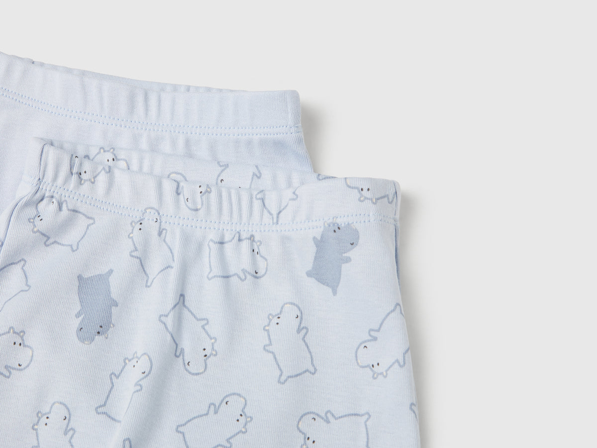 Due pantaloni in cotone