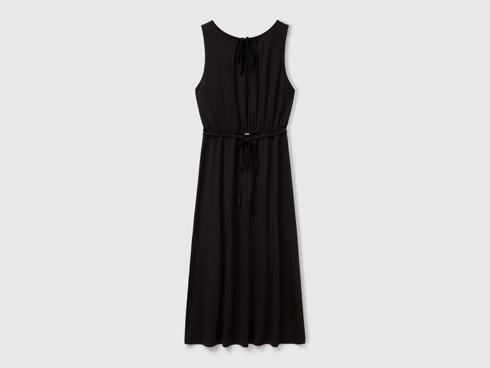Vestito con apertura sul retro da donna nero 2 | Benetton Outlet