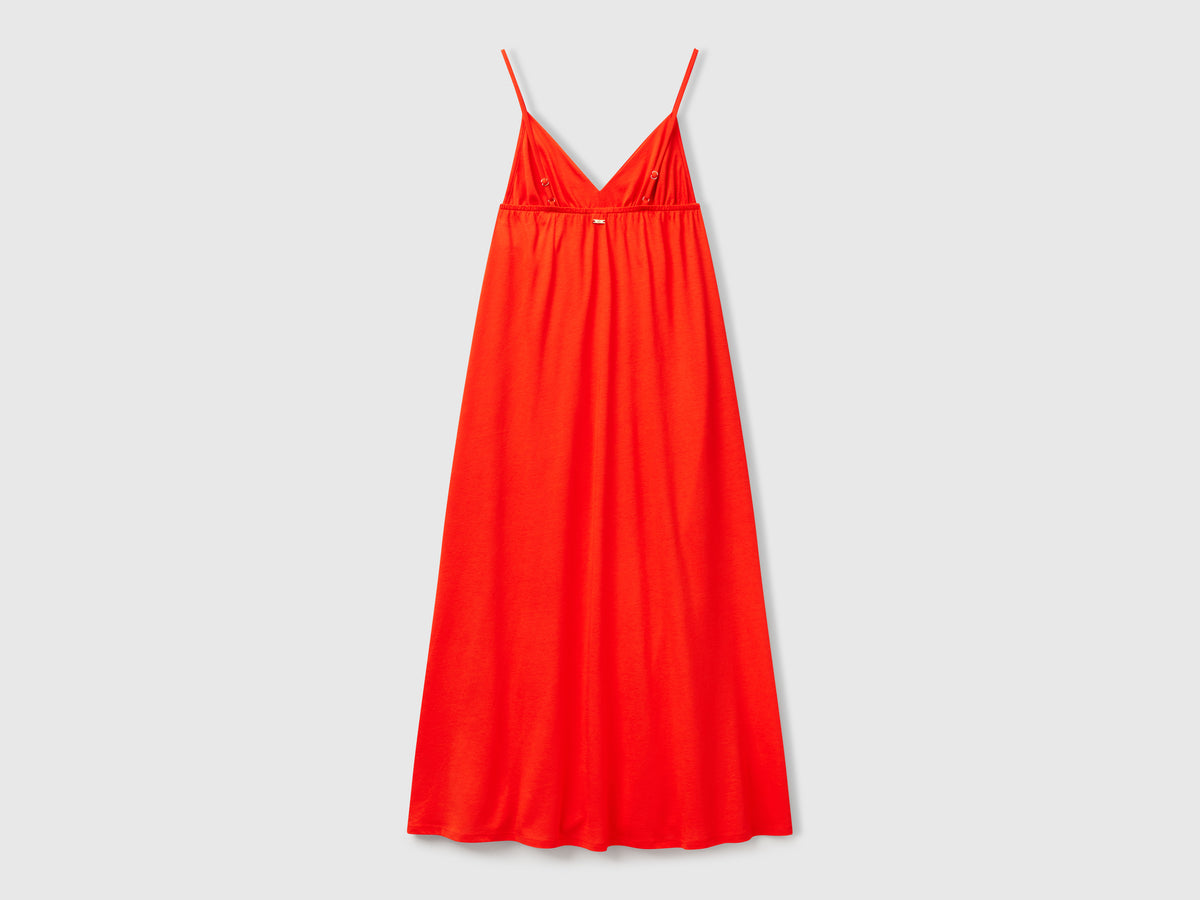 Cotton and viscose blend dress