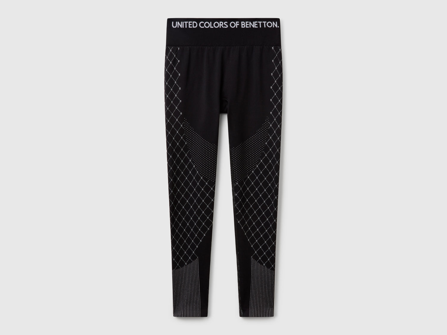 Seamless sports leggings da donna nero | Benetton Outlet