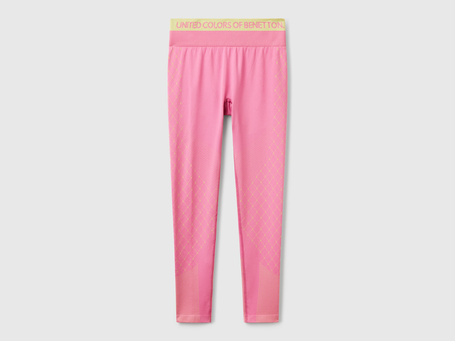 Leggings sportivi senza cuciture da donna rosa | Benetton Outlet