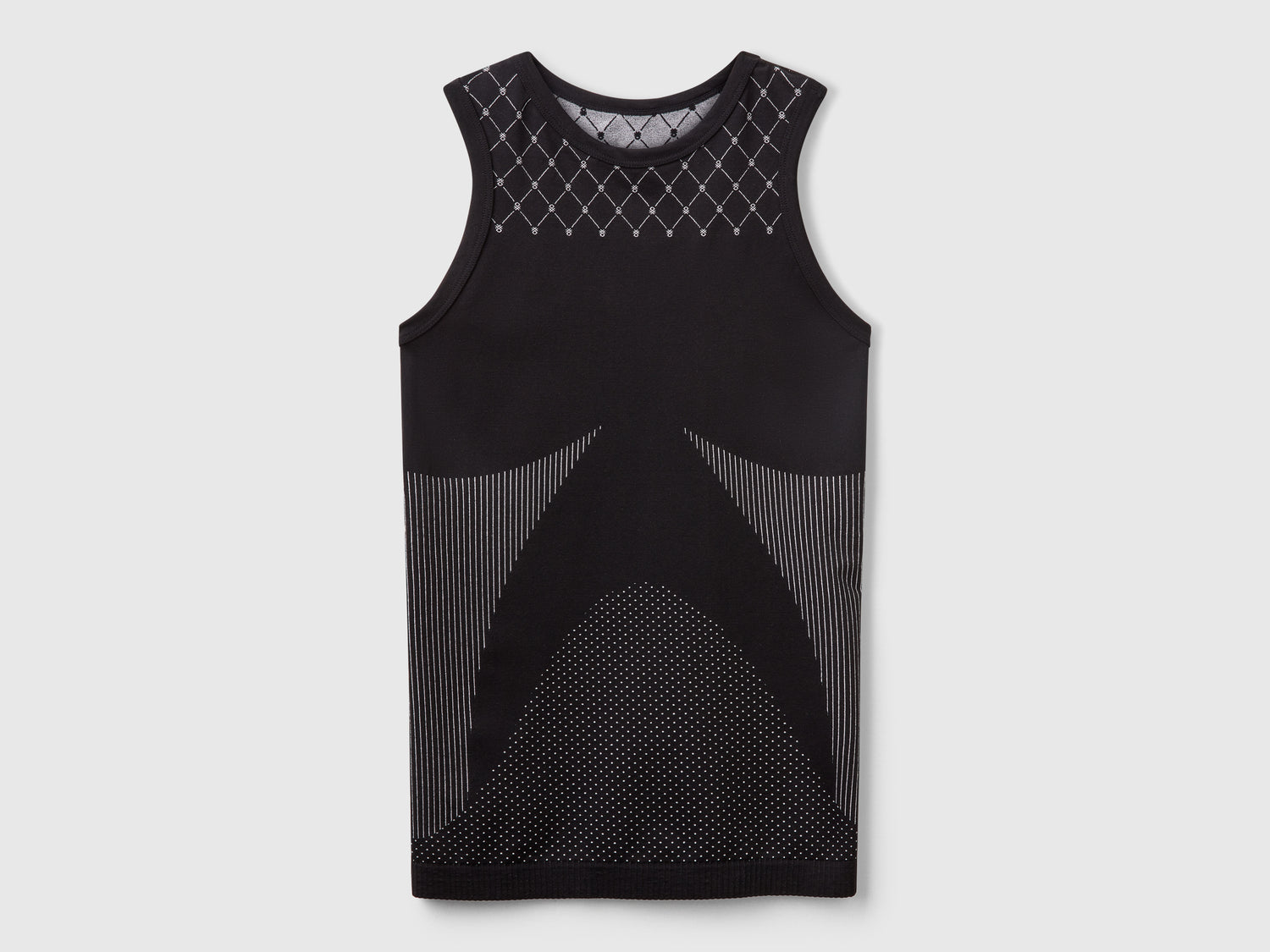 Seamless sports tank top da donna nero | Benetton Outlet