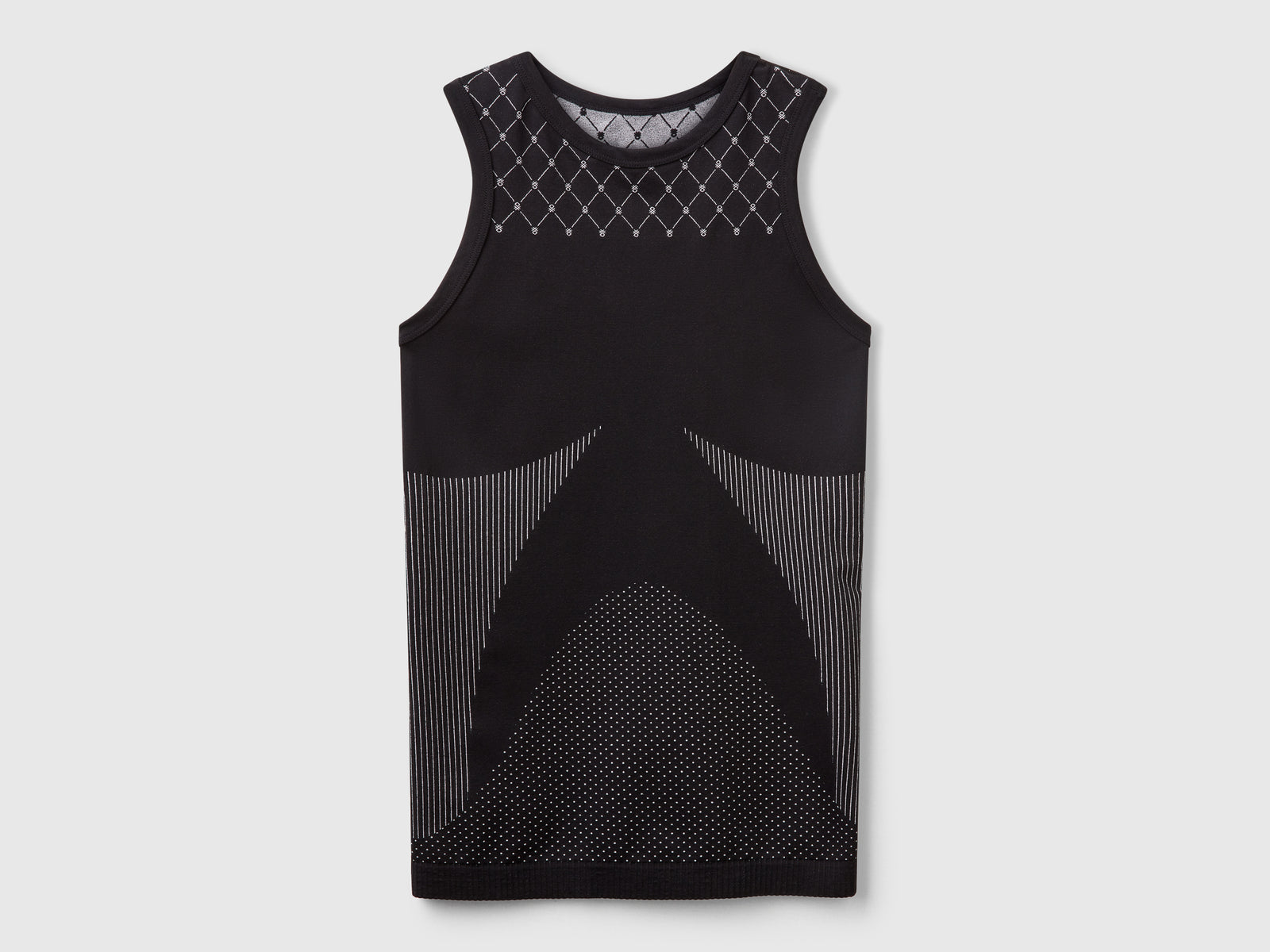 Seamless sports tank top da donna nero | Benetton Outlet