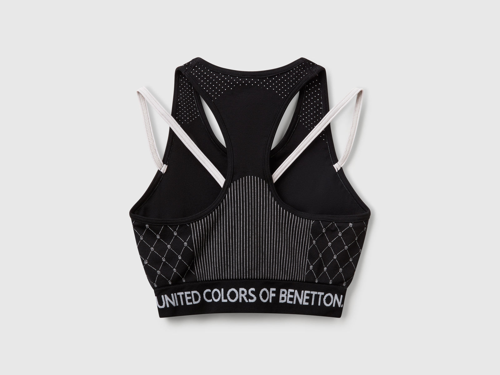 Top brassiere senza cuciture da donna nero 2 | Benetton Outlet