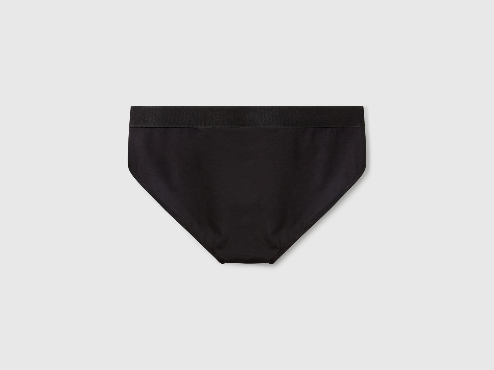 Slip in misto cotone da uomo nero 2 | Benetton Outlet