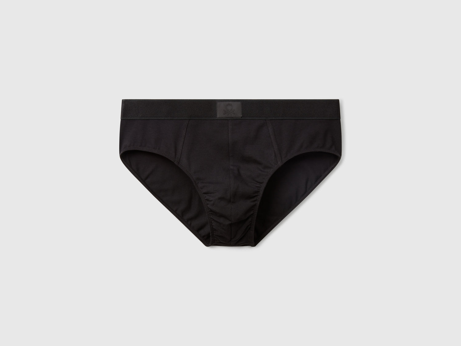 Slip in misto cotone da uomo nero | Benetton Outlet
