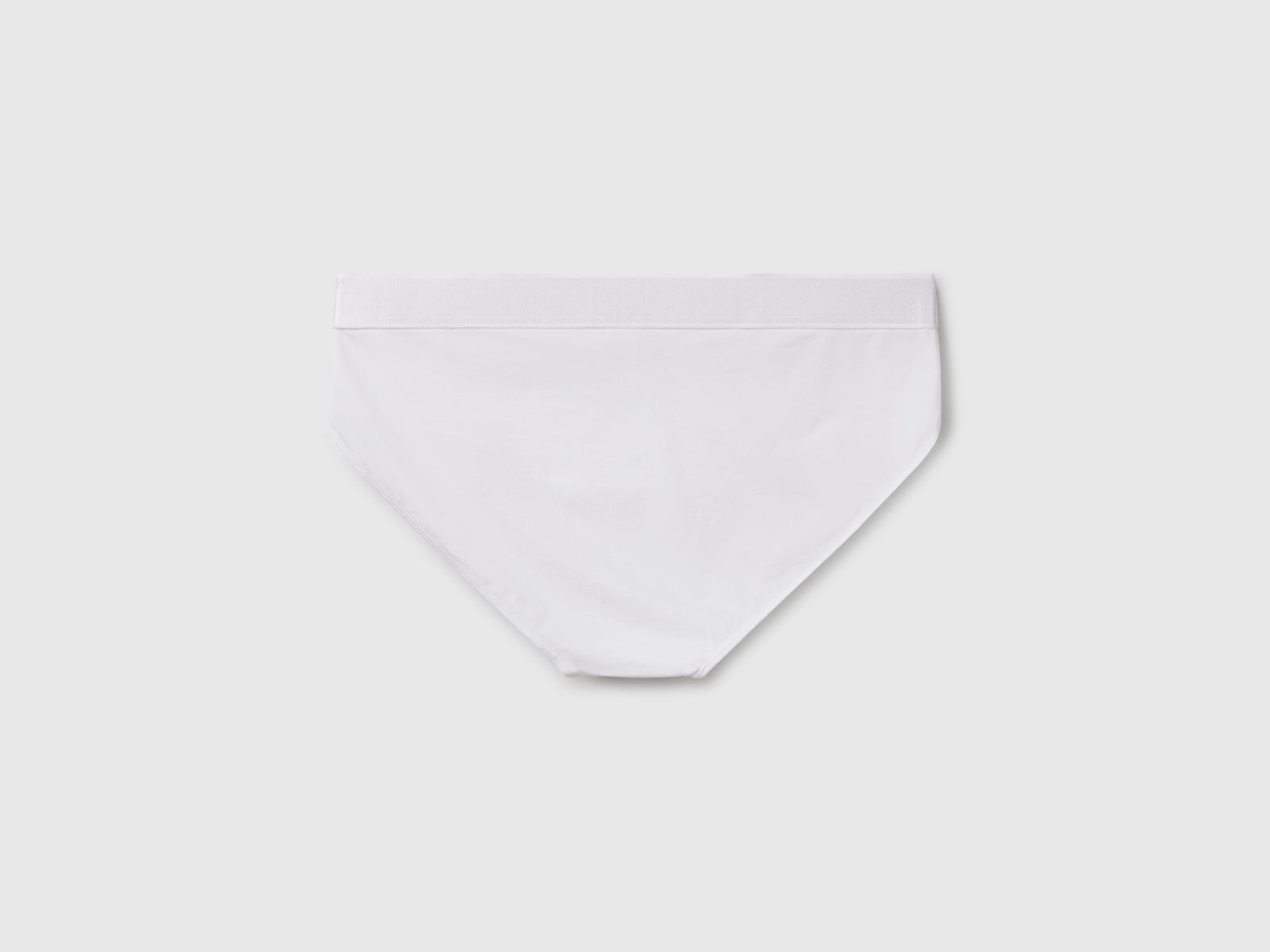 Slip in misto cotone da uomo bianco 2 | Benetton Outlet