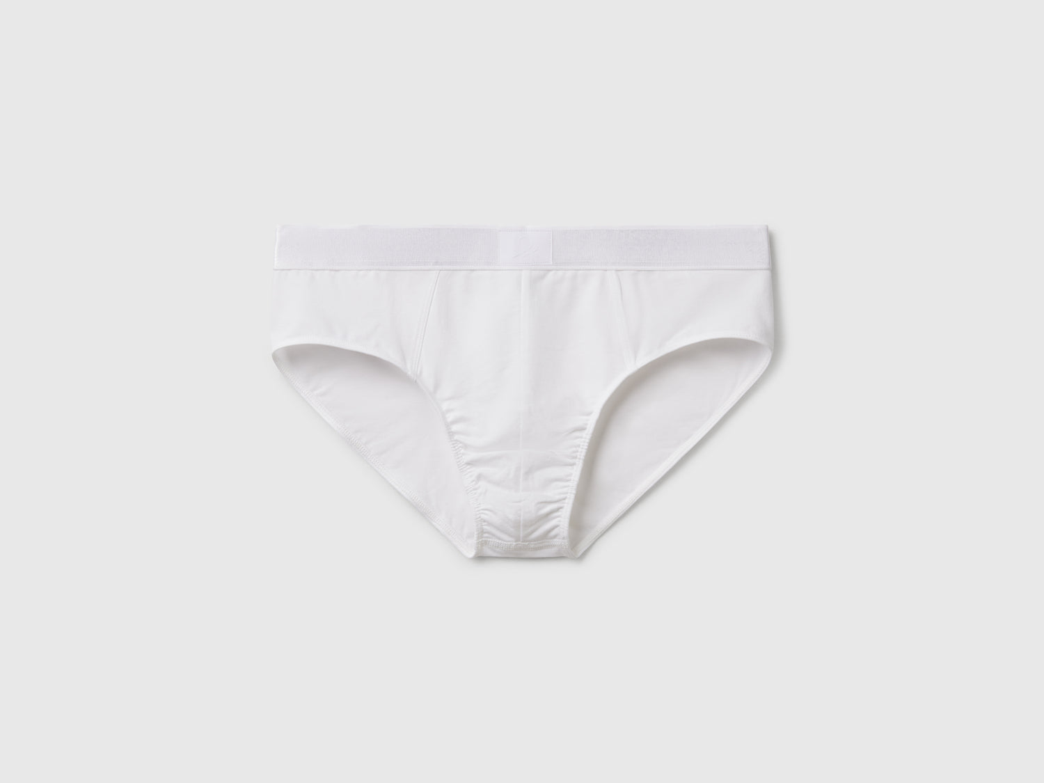 Slip in misto cotone da uomo bianco | Benetton Outlet