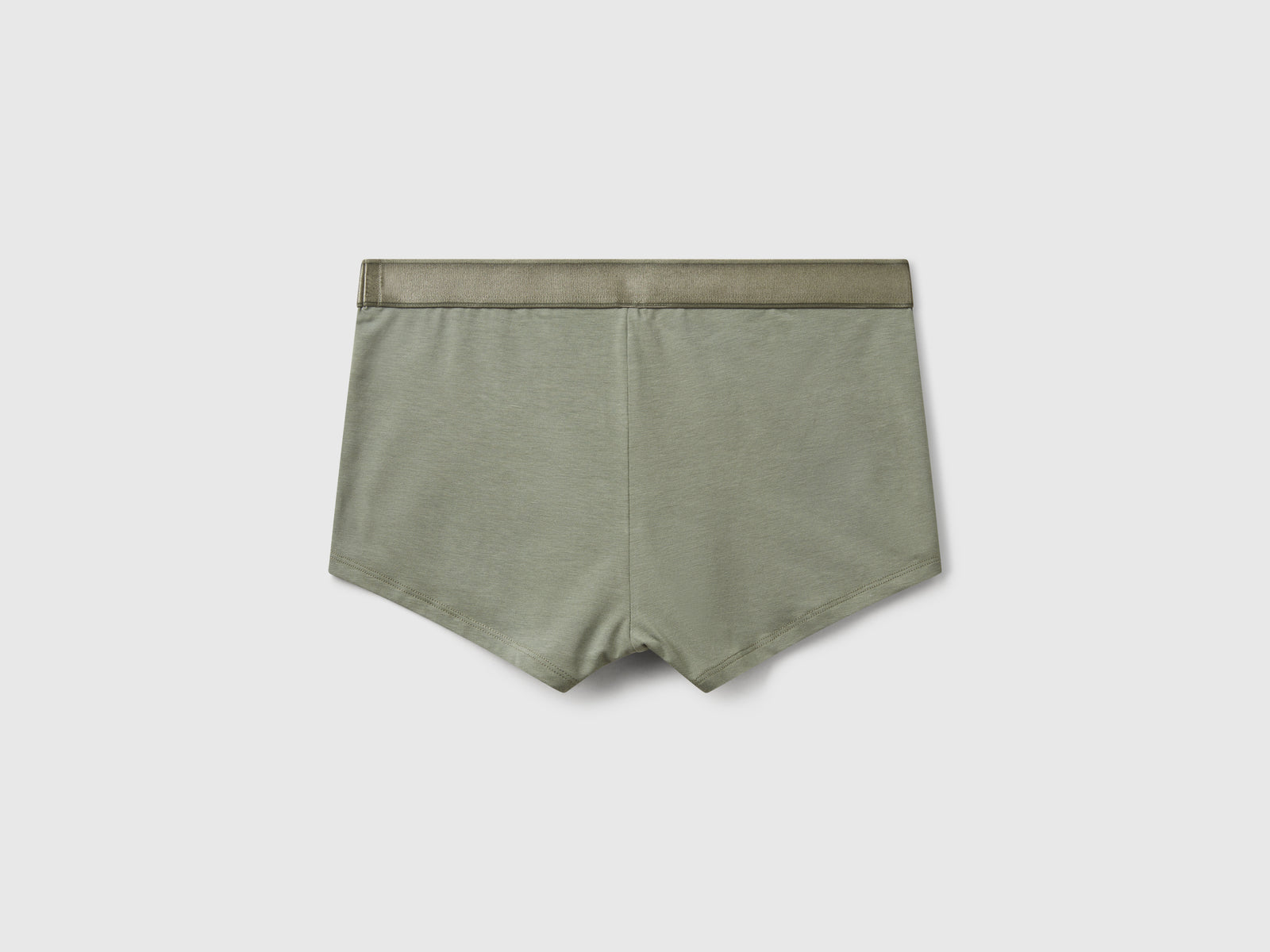 Boxer in misto cotone da uomo verde militare 2 | Benetton Outlet