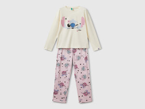 Pigiama fluido con stampa Stitch ©Disney