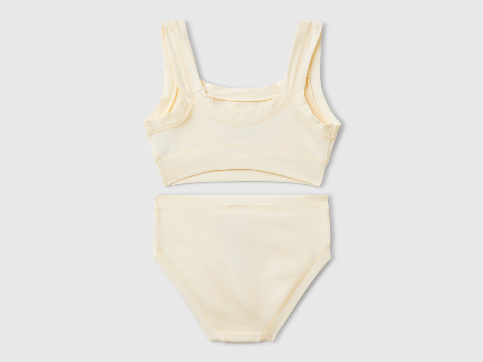 Completo top e slip Lilo & Stitch ©Disney da bambina bianco panna 2 | Benetton Outlet