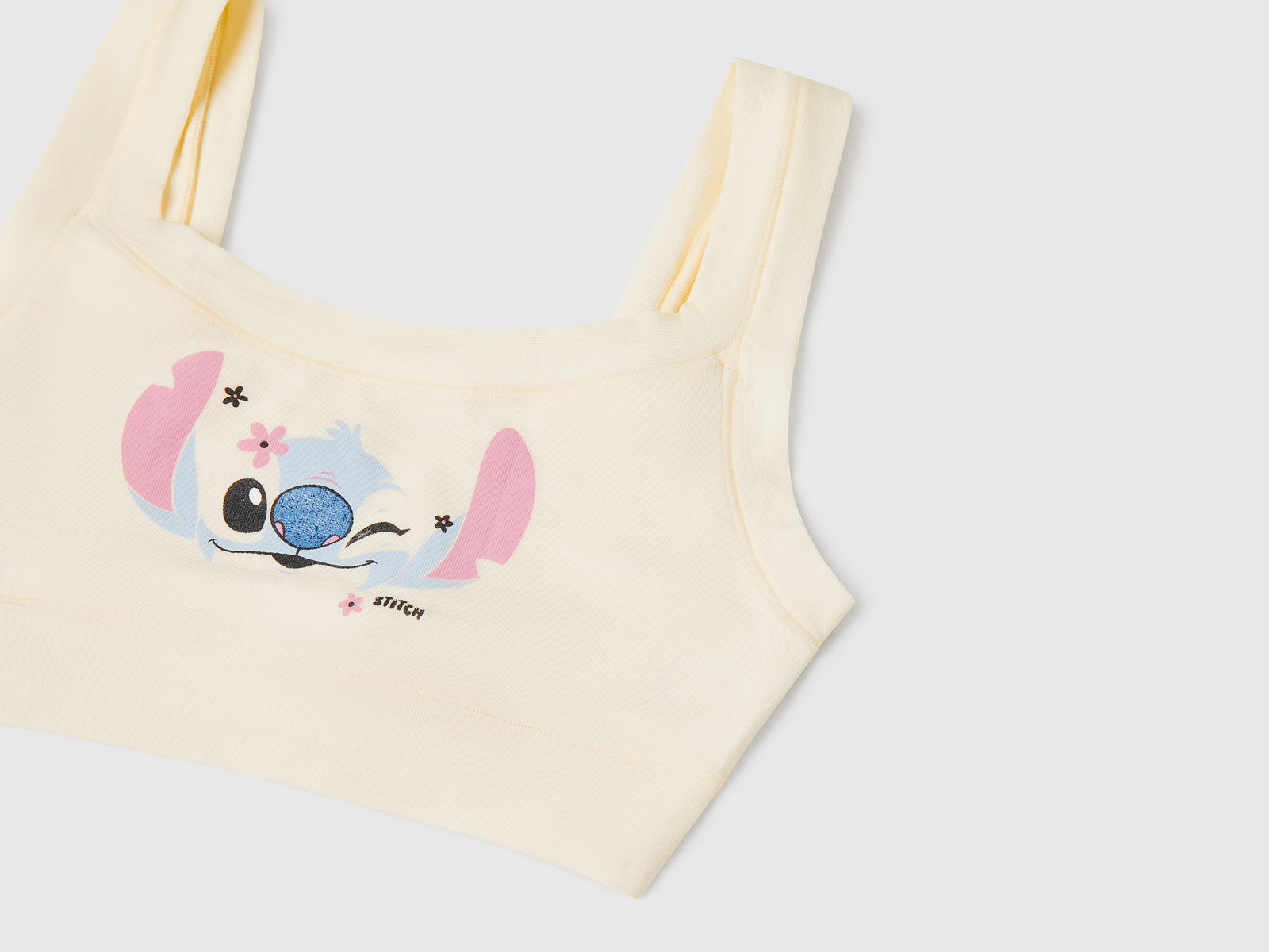 Completo top e slip Lilo & Stitch ©Disney da bambina bianco panna 3 | Benetton Outlet