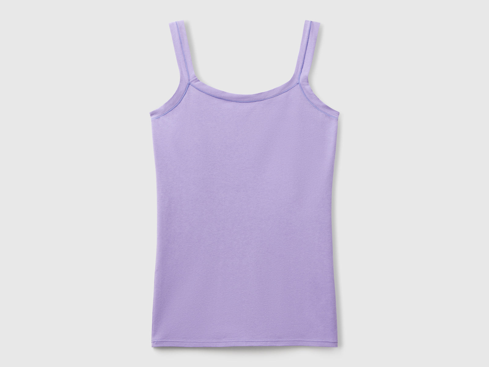 Super stretch cotton undershirt da donna lilla 2 | Benetton Outlet