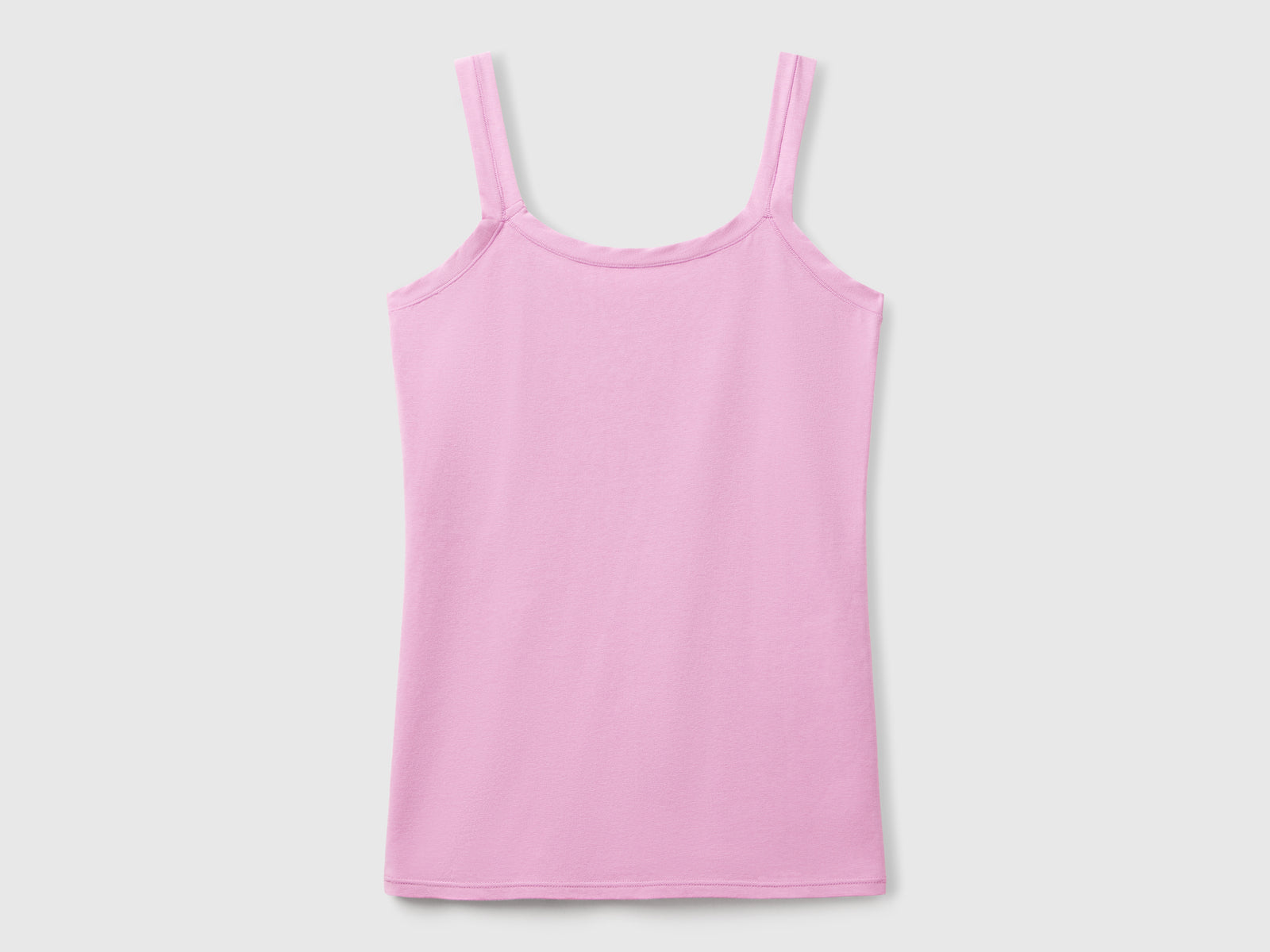 Canotta intima in cotone super stretch da donna malva 2 | Benetton Outlet