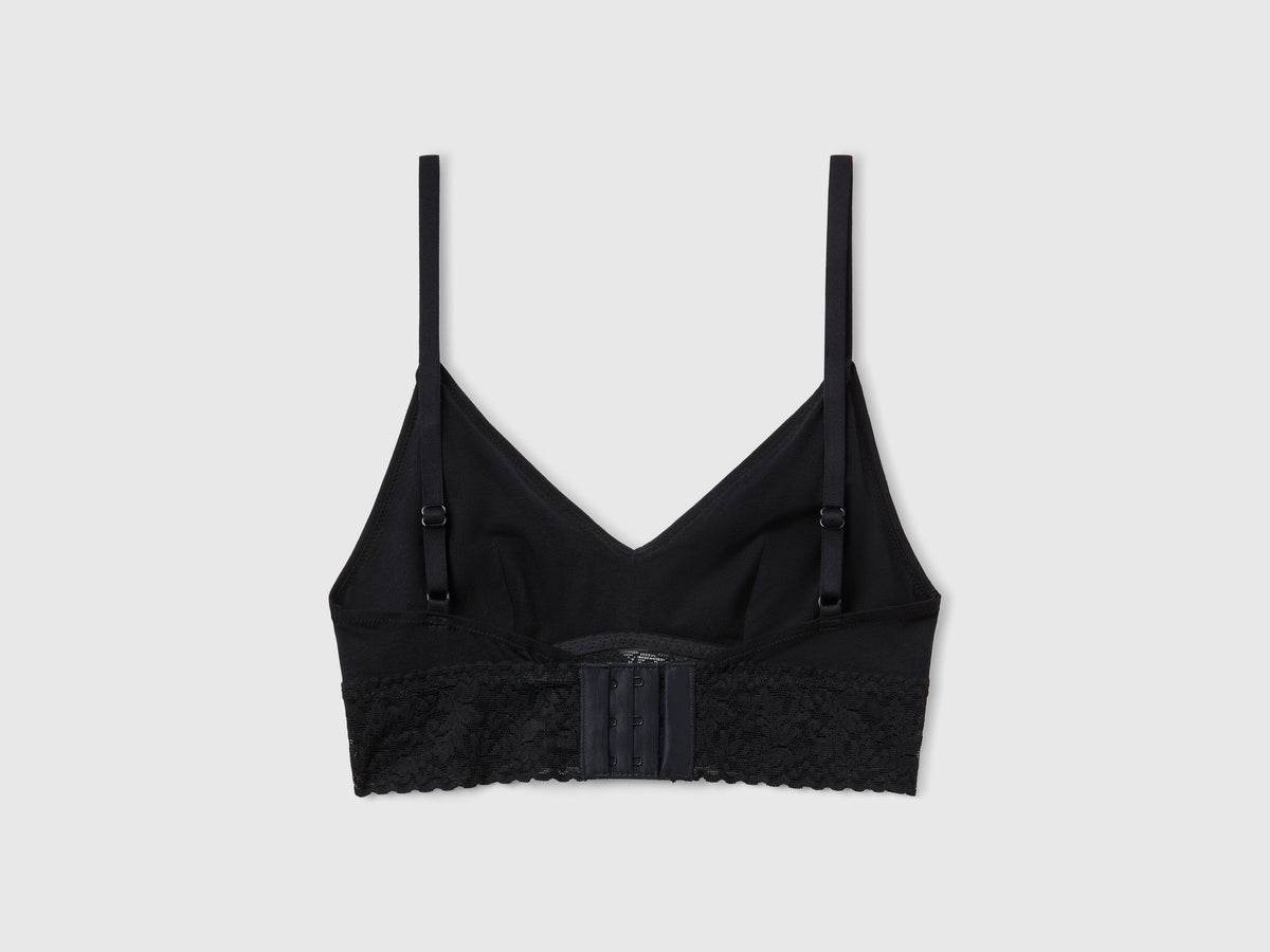 Bralette in cotone super stretch