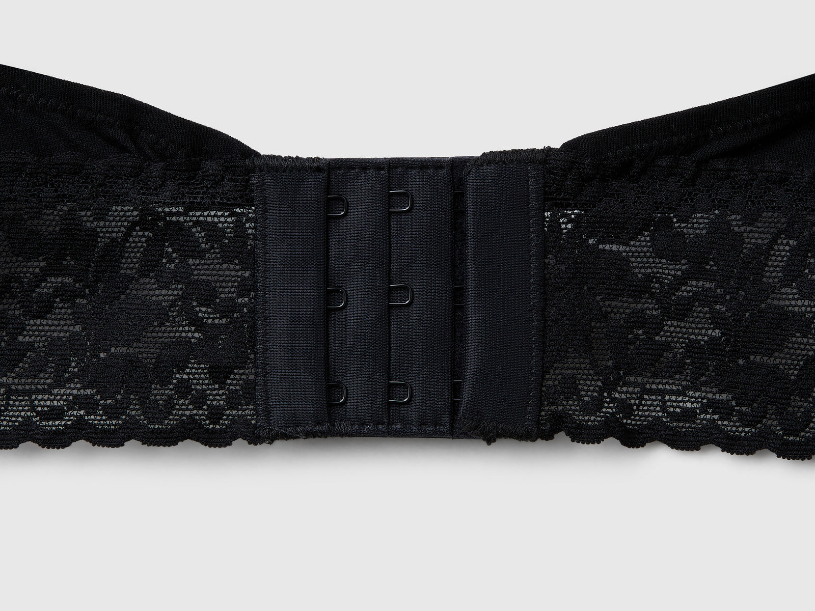 Bralette in cotone super stretch da donna nero 3 | Benetton Outlet