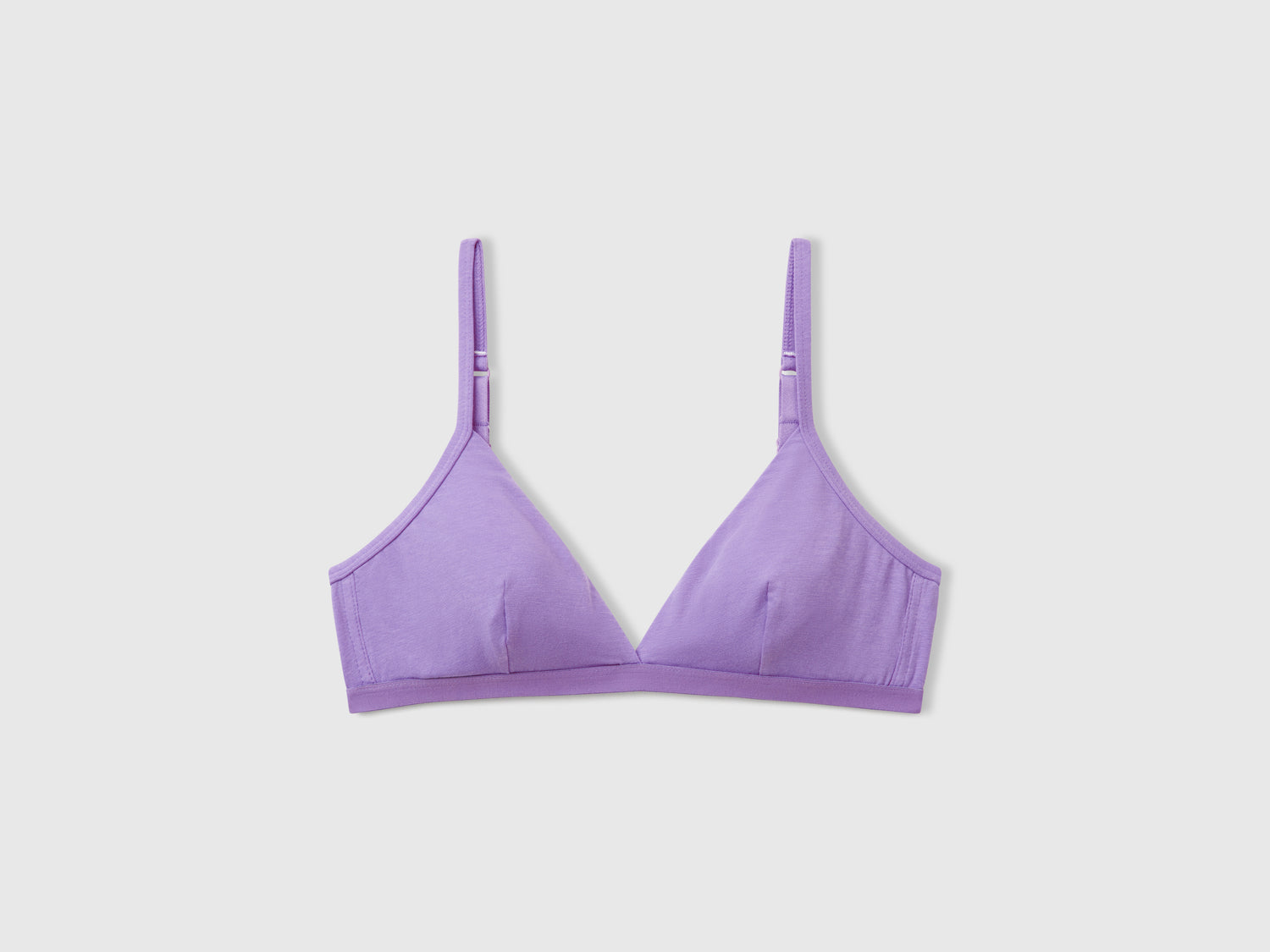 Reggiseno in cotone super stretch da donna pervinca | Benetton Outlet