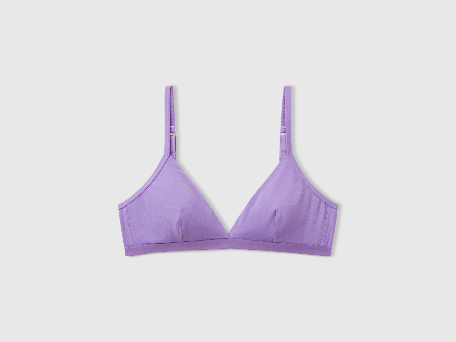 Reggiseno in cotone super stretch da donna pervinca | Benetton Outlet