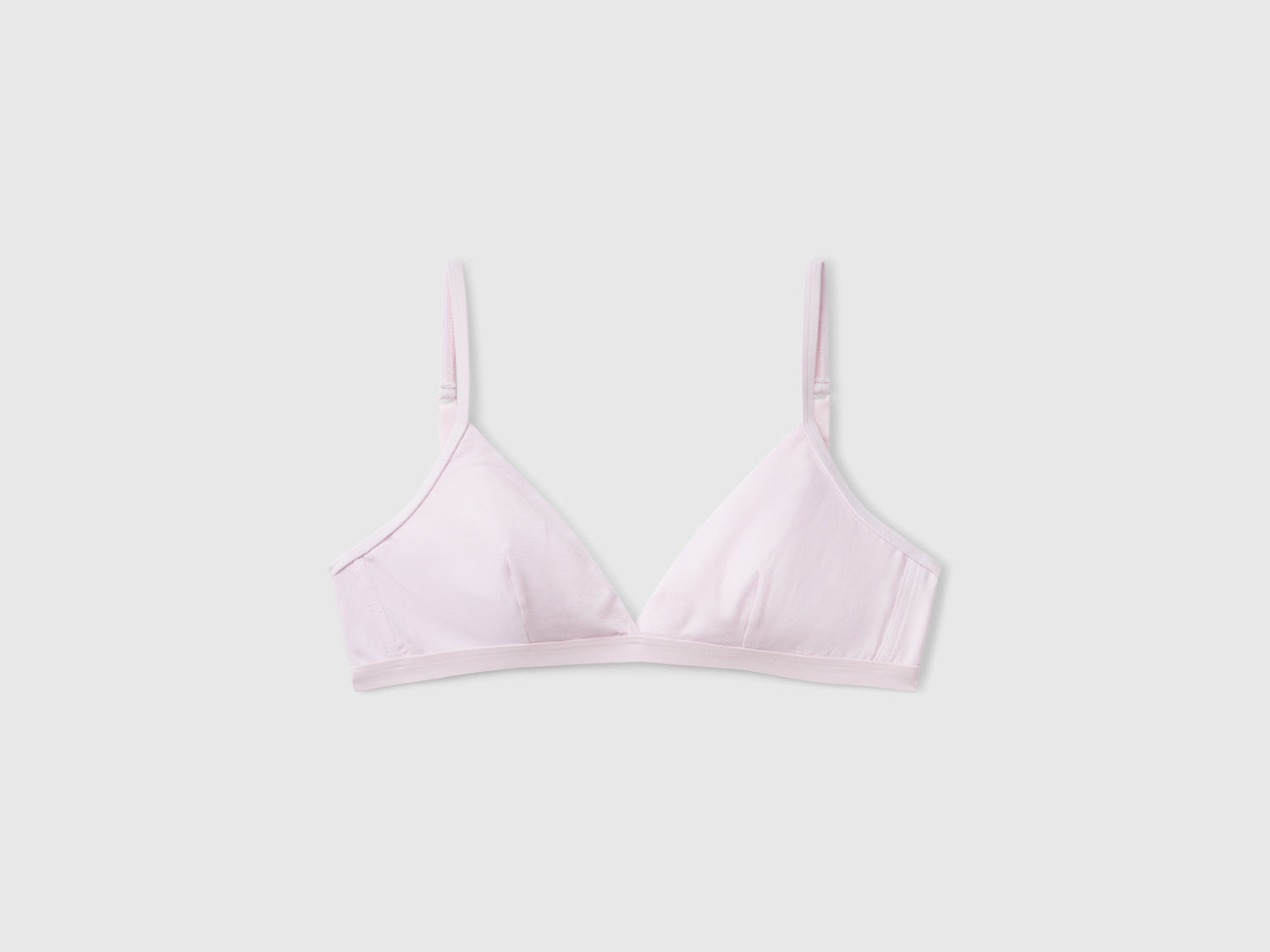Reggiseno in cotone super stretch da donna lilla | Benetton Outlet