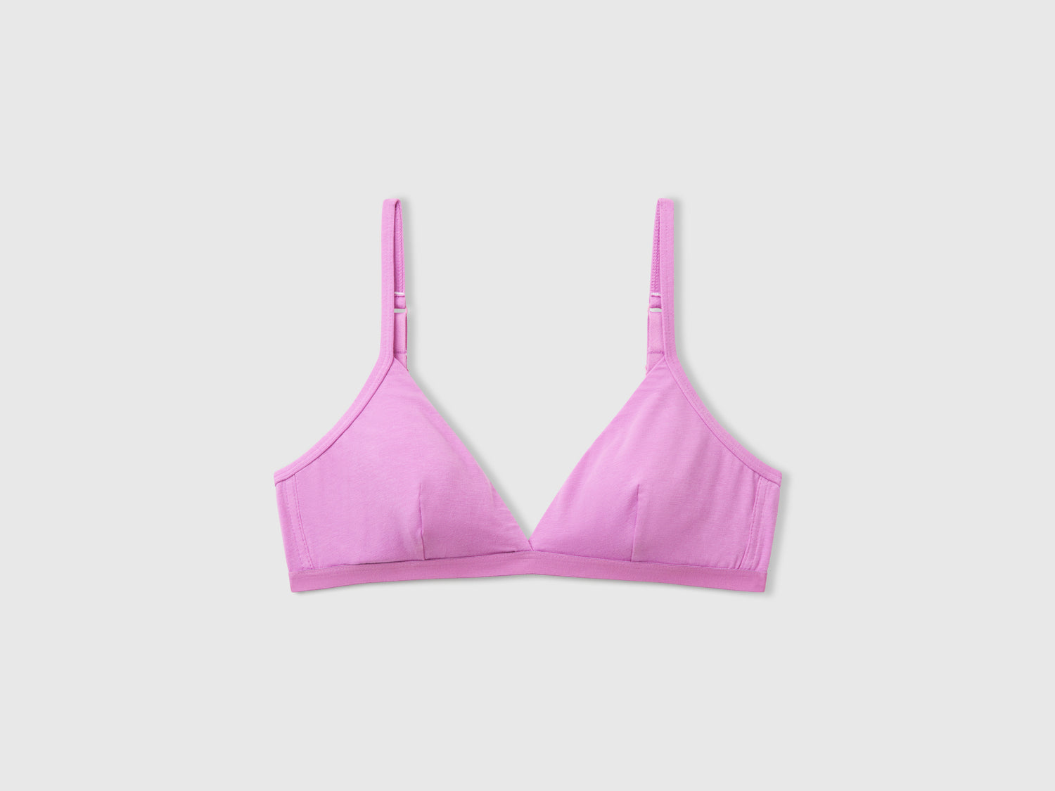 Reggiseno in cotone super stretch da donna malva | Benetton Outlet