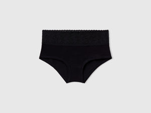 Culotte con bordo in pizzo