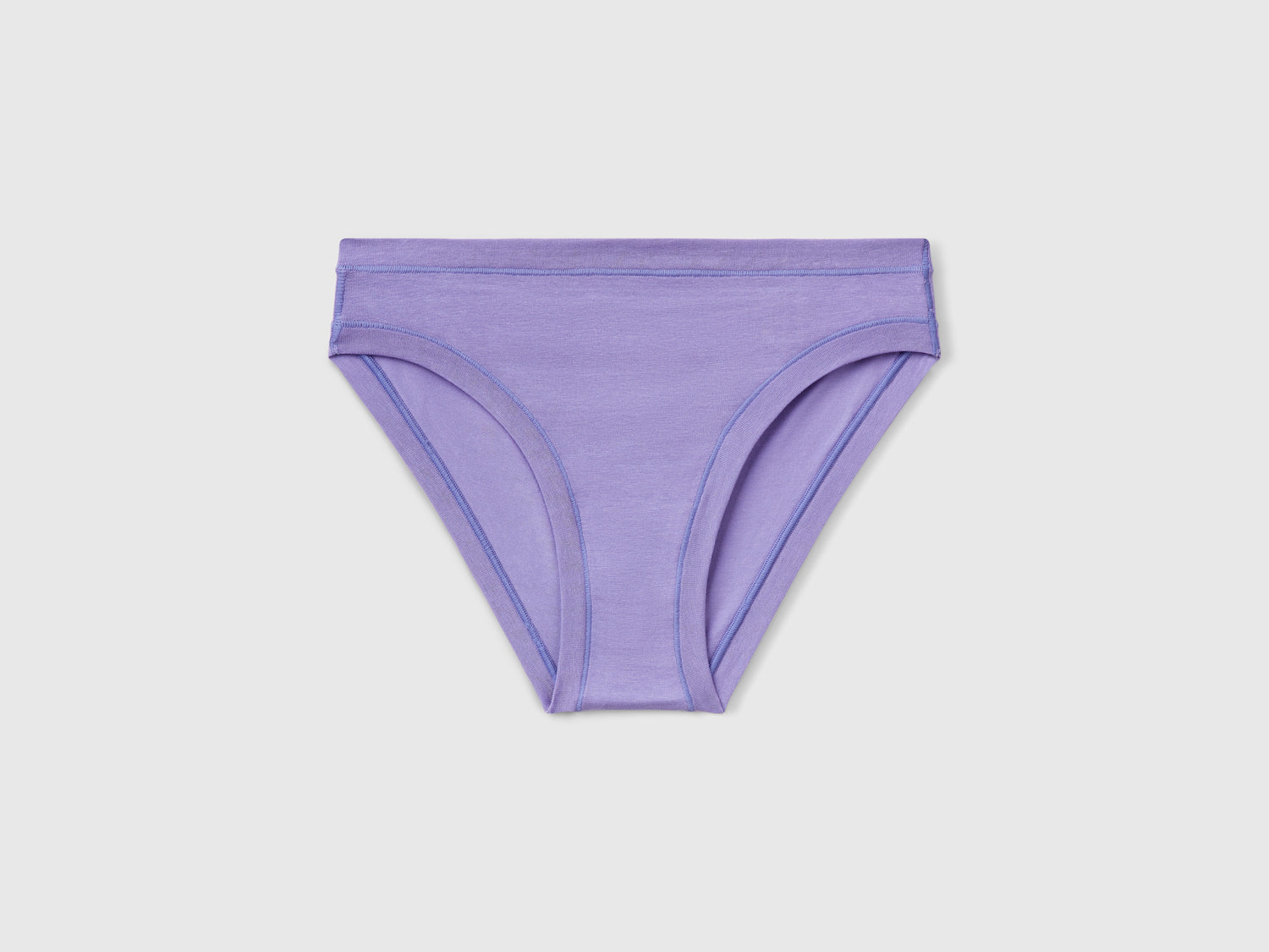 Slip a vita bassa in cotone super stretch da donna pervinca | Benetton Outlet