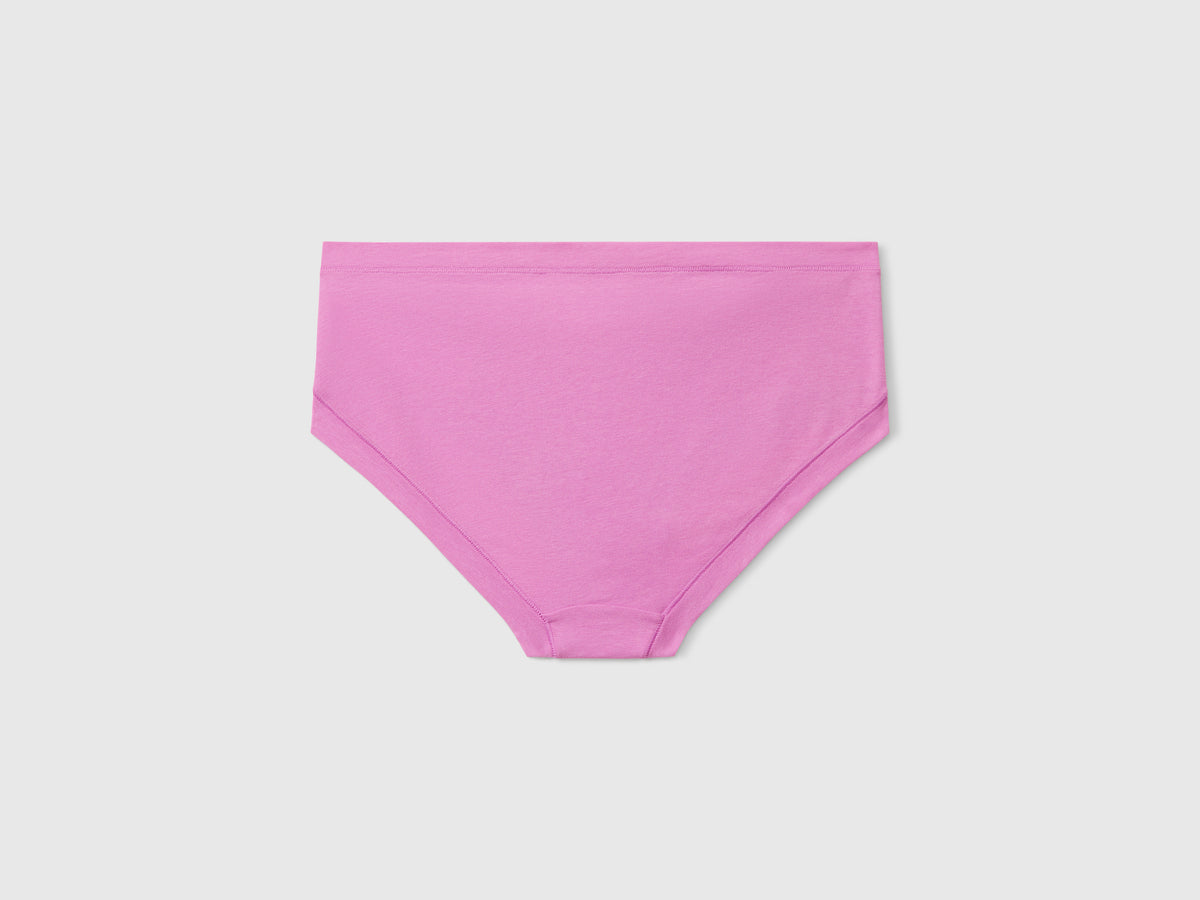 Slip fianco alto in cotone super stretch