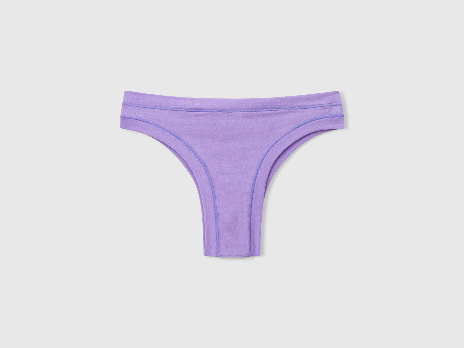 Brasiliana in cotone super stretch da donna pervinca | Benetton Outlet