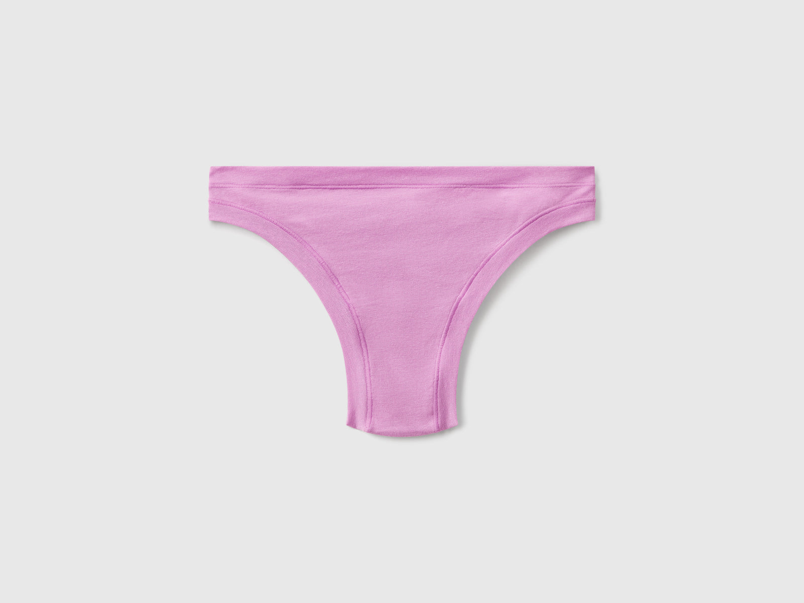 Super stretch cotton Brazilian briefs da donna malva | Benetton Outlet