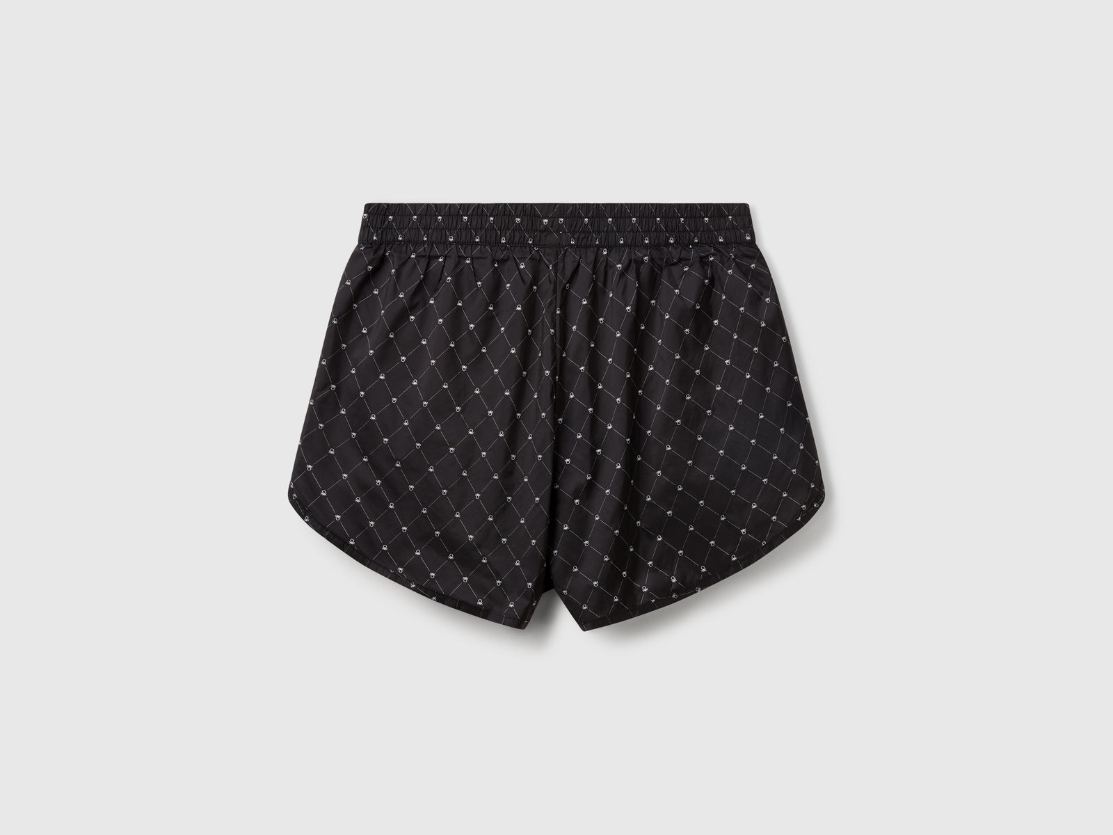 Shorts sportivi con tessuto da donna nero 2 | Benetton Outlet