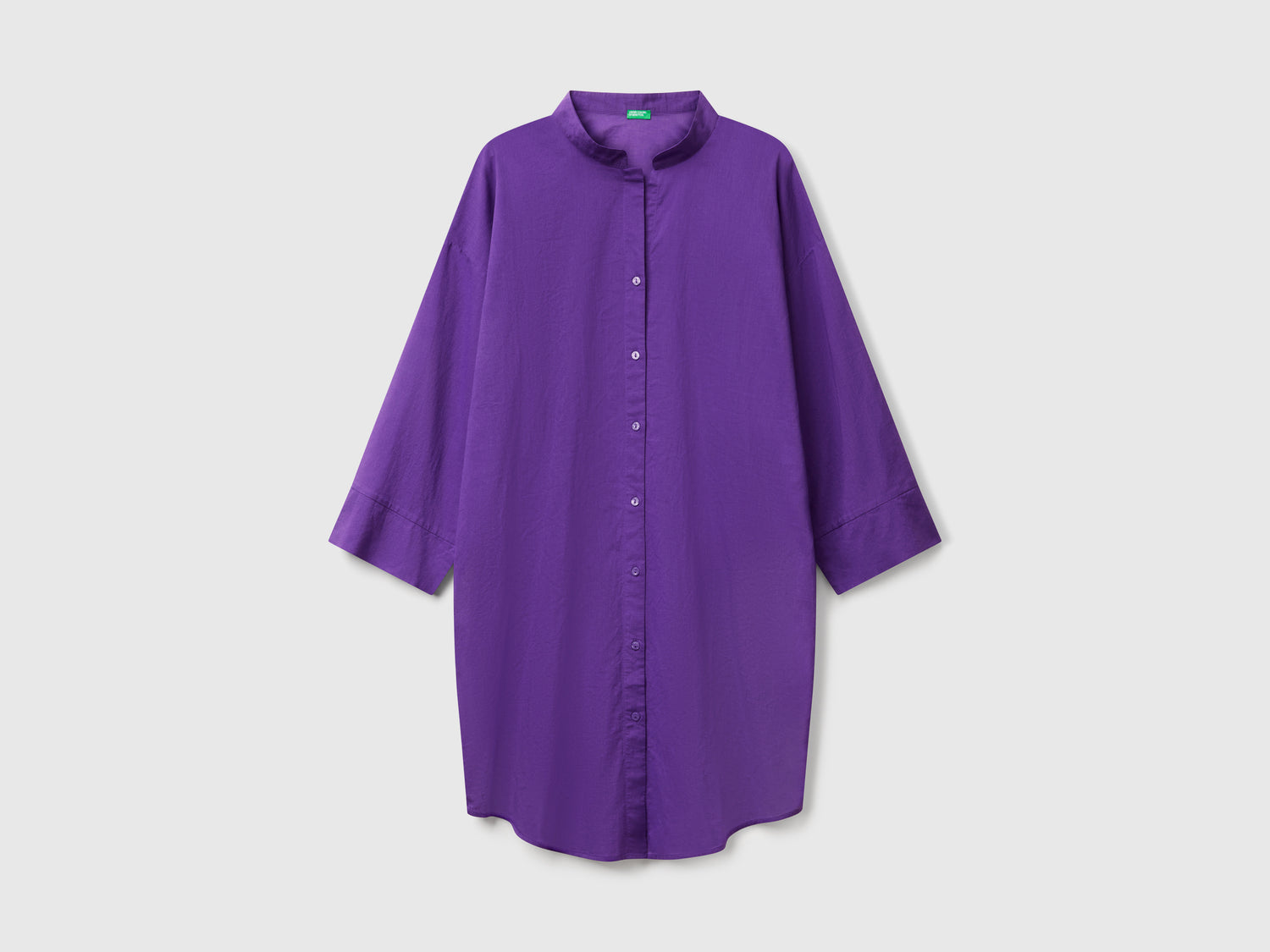 Abito a camicia da donna viola | Benetton Outlet