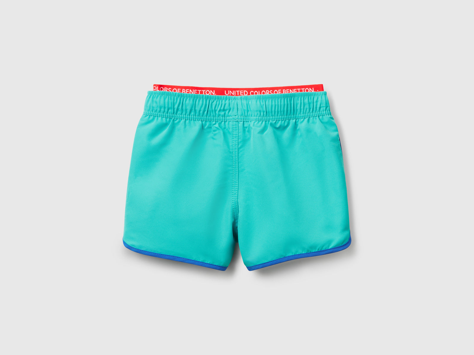 Boxer mare con coulisse da bambino verde acqua 2 | Benetton Outlet