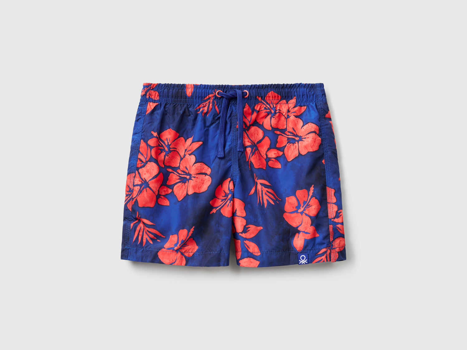 Boxer mare fantasia in nylon da bambino bluette | Benetton Outlet