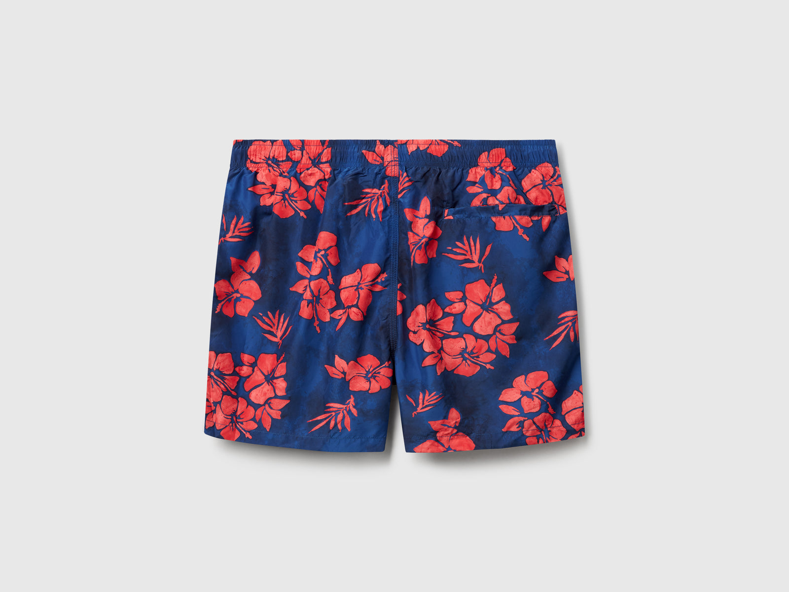 Boxer mare fantasia in nylon da uomo blu scuro 2 | Benetton Outlet