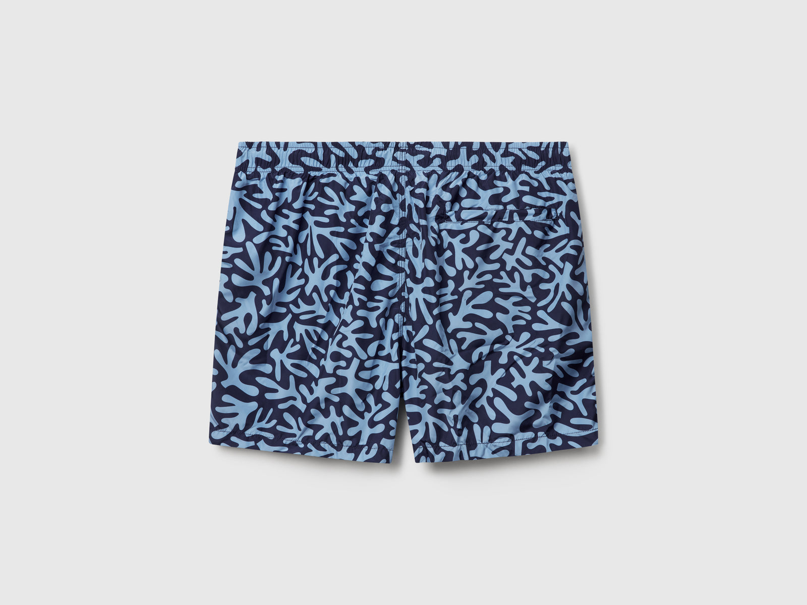 Boxer mare fantasia in nylon da uomo azzurro 2 | Benetton Outlet