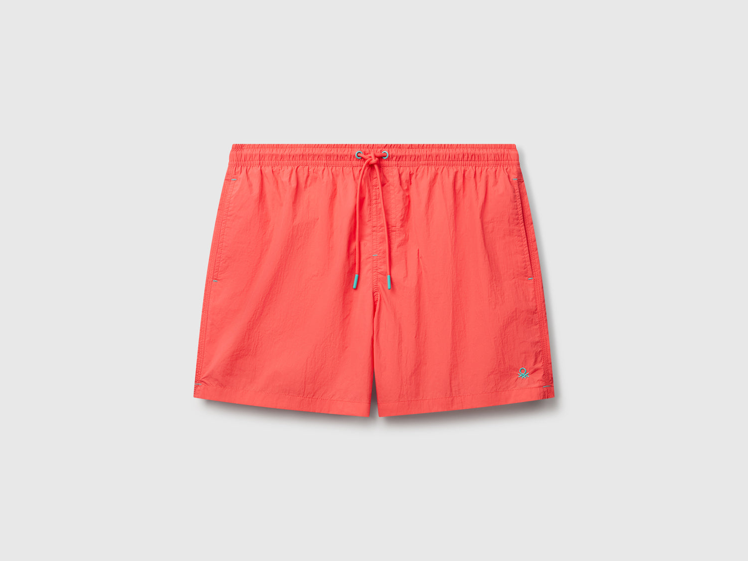Costume boxer in nylon da uomo corallo | Benetton Outlet