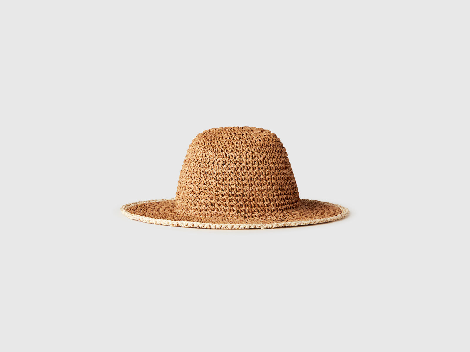 Cappello alla pescatora effetto paglia da donna beige 2 | Benetton Outlet